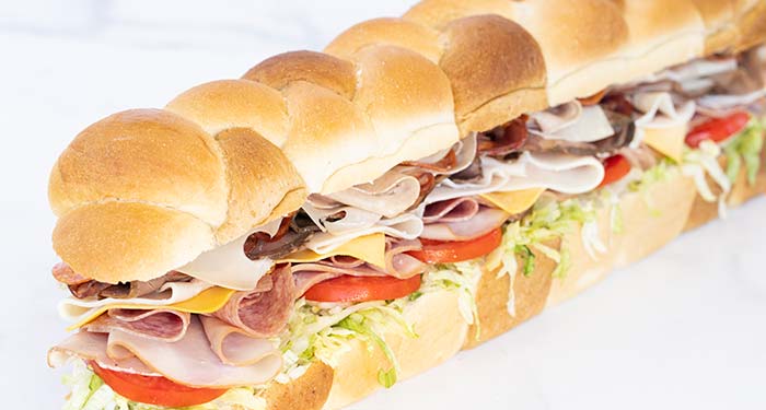 3 foot or 6 foot party sub sandwich from Little King Catering Menu at the local Nebraska restaurant and caterer