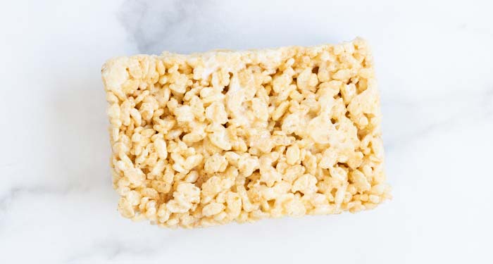 Homemade rice krispie from Dessert Menu Little King at the local Nebraska restaurant